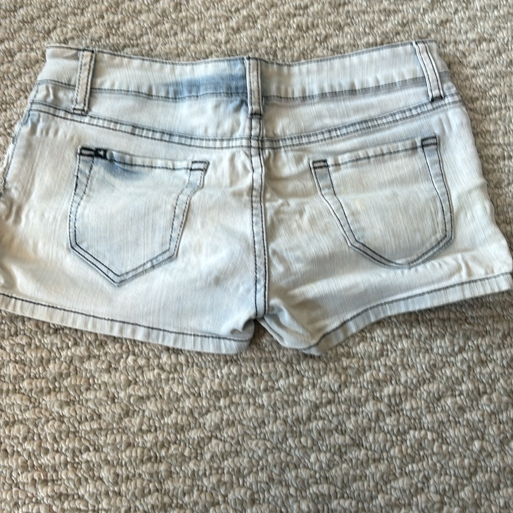 🌸 3/$15 Lovesick Women American Flag Jean Shorts - Picture 2 of 5